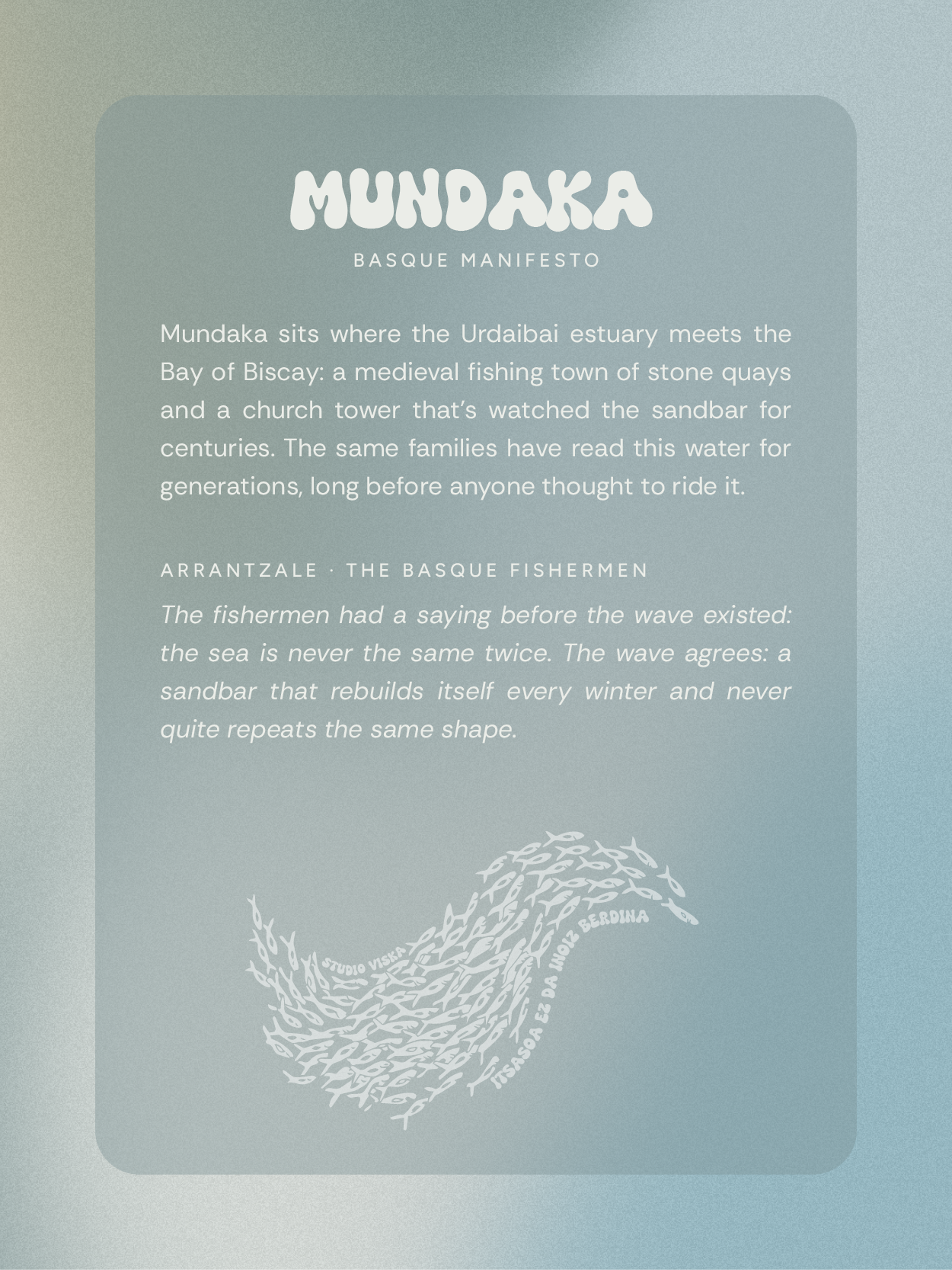 Mundaka Organic Cotton Tee | Studio Viska
