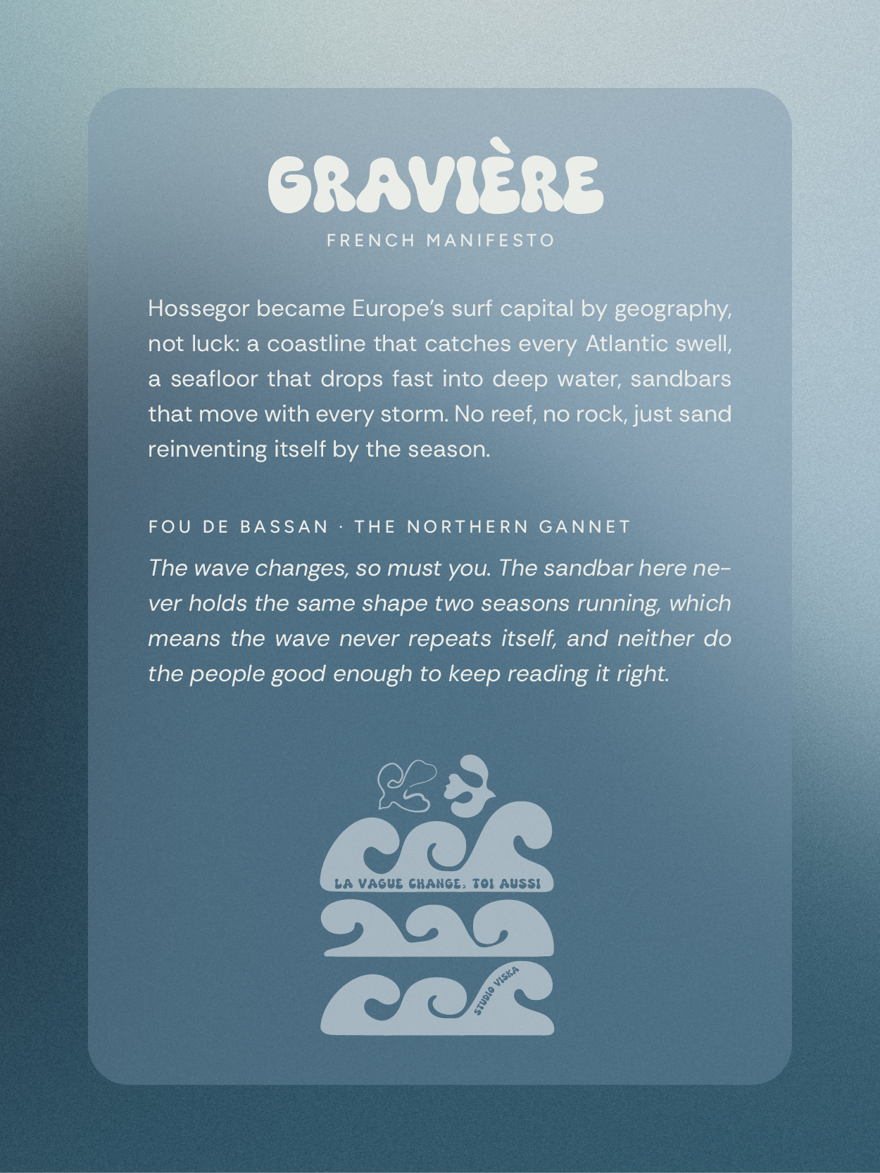 Gravière Organic Cotton Long Sleeve | Studio Viska